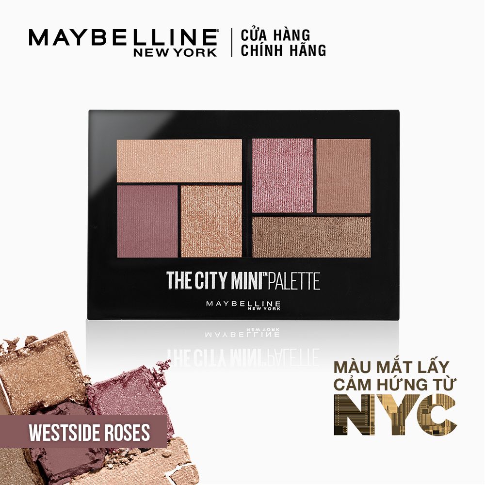 Bảng Phấn Mắt Maybelline New York 6 Màu Mini Palette 4g