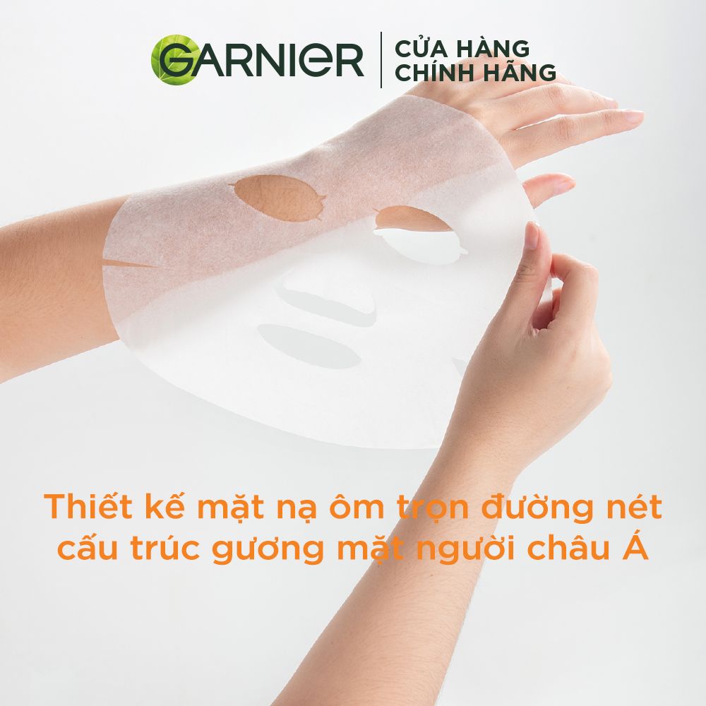Mặt nạ tinh chất Quả Yuzu & Vitamin C sáng da tức thì Garnier Light Complete Serum Mask 28g