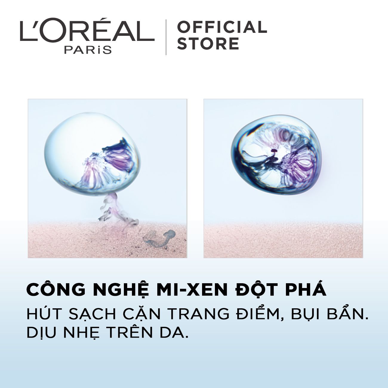 Nước Tẩy Trang Tươi Mát L'Oreal Paris 3-in-1 Micellar Water Sạch Sâu 95ml