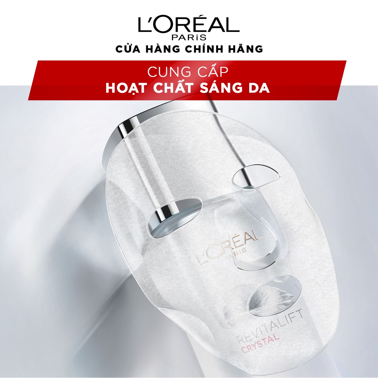 Mặt nạ dưỡng chất pha lê Revitalift Crystal Micro-Essence Treatment Mask L'Oreal Paris 25g