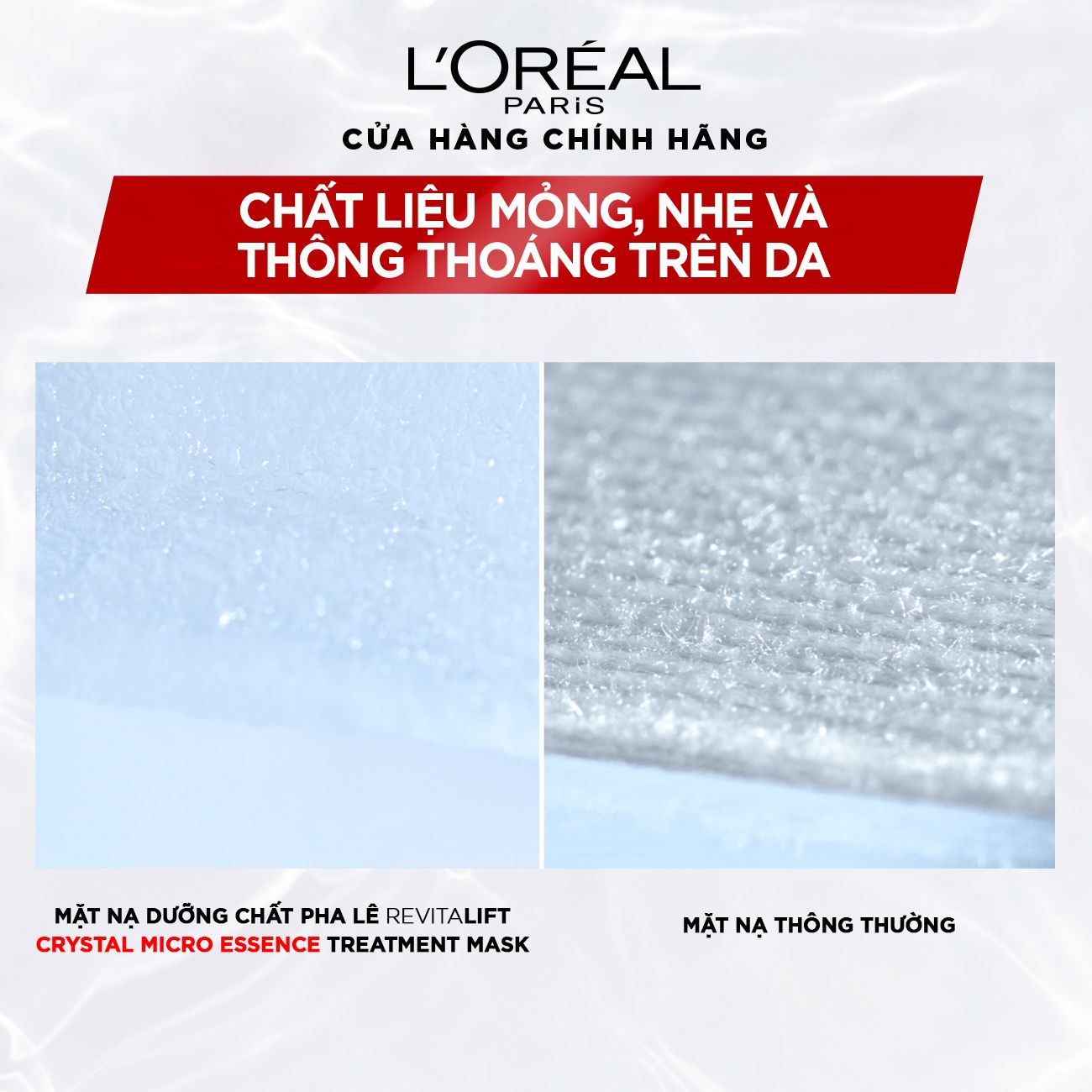 Mặt nạ dưỡng chất pha lê Revitalift Crystal Micro-Essence Treatment Mask L'Oreal Paris 25g