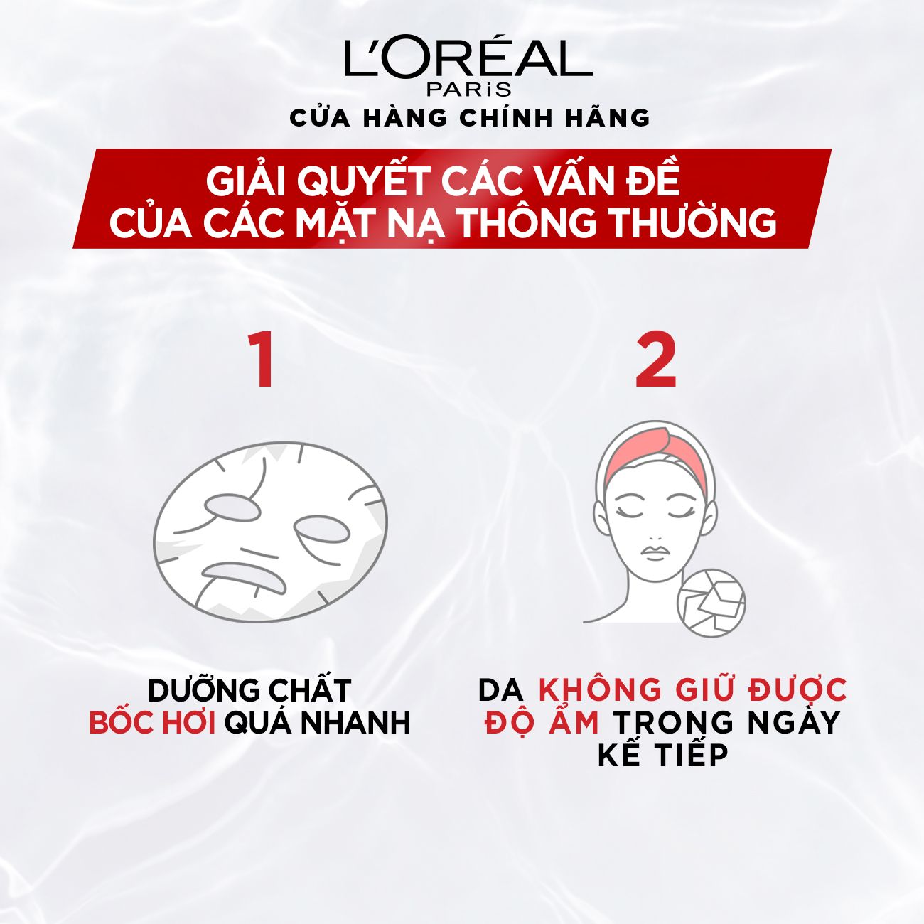 Mặt nạ dưỡng chất pha lê Revitalift Crystal Micro-Essence Treatment Mask L'Oreal Paris 25g