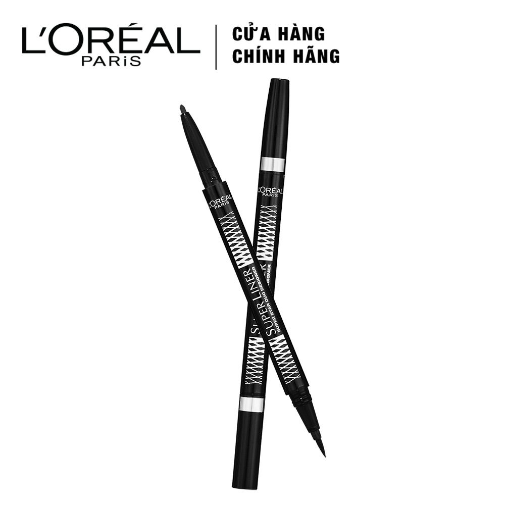 Bút kẻ mắt 2 đầu Super Liner Duo Designer