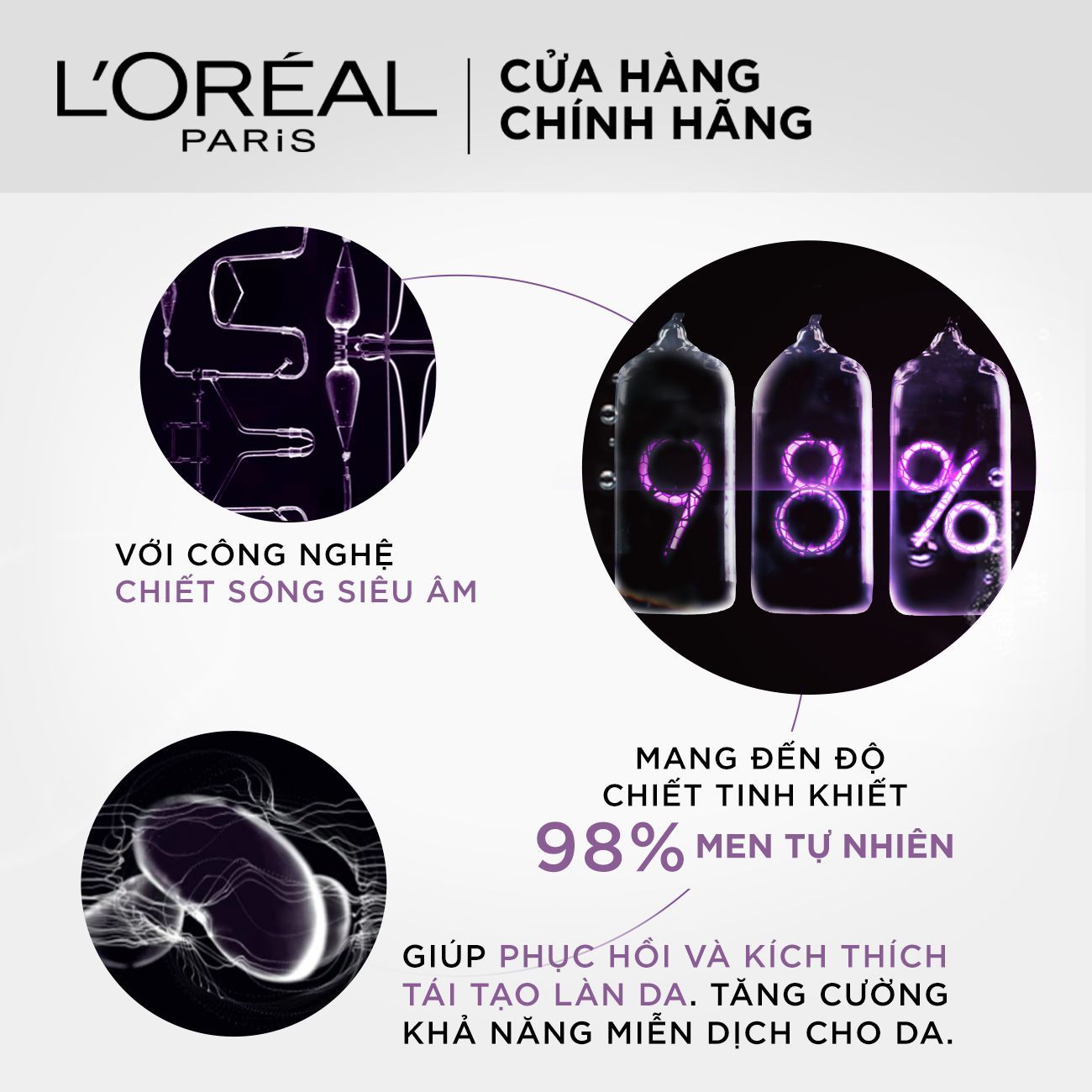 Hoạt chất tươi trẻ da chống lão hóa L'Oreal Paris Youth Code Skin Activating Ferment Pre-Essence 30ml