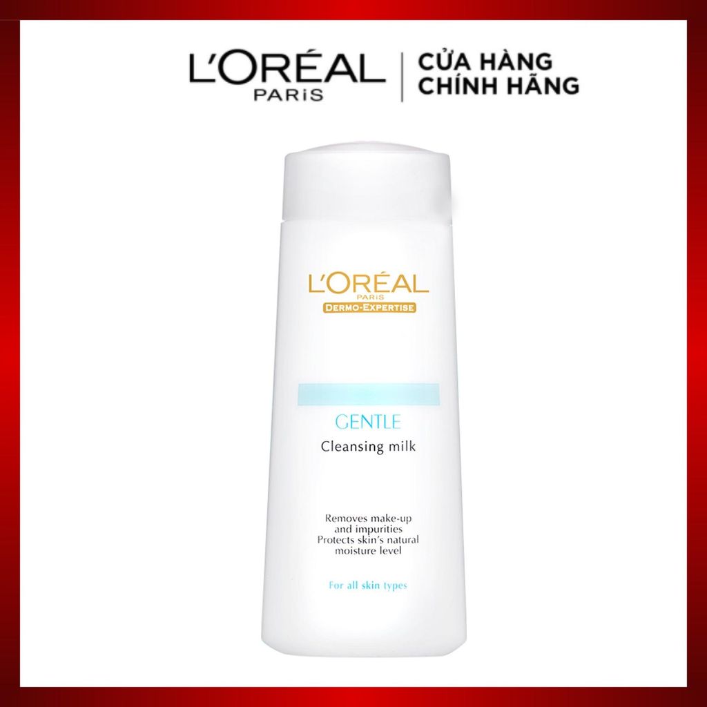 Sữa tẩy trang L'Oreal Paris Dermo Expertise Gentle Cleansing Milk 200ml