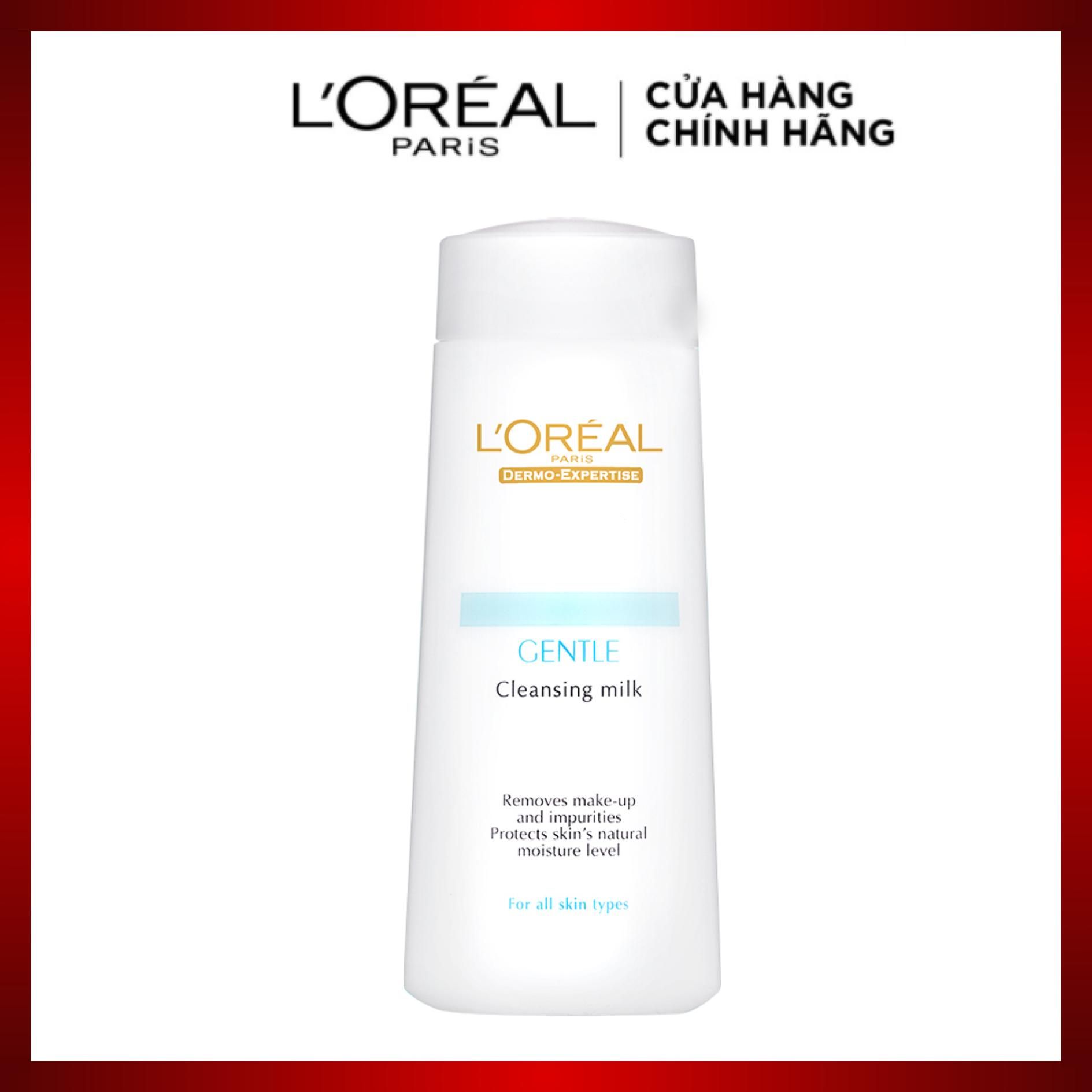 Sữa tẩy trang L'Oreal Paris Dermo Expertise Gentle Cleansing Milk 200ml