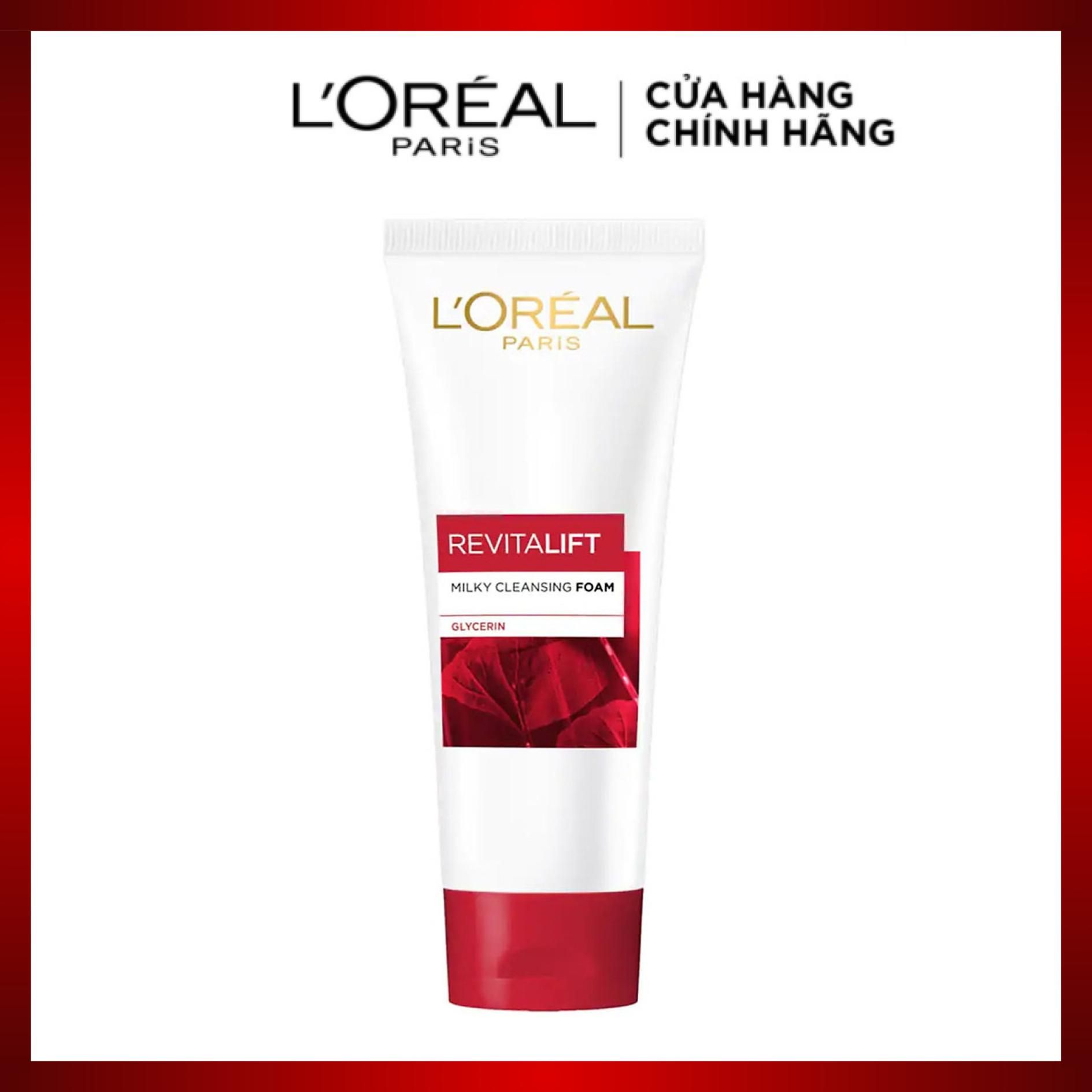 Sữa rửa mặt săn chắc da L'Oreal Revitalift Milky Cleansing Foam 100ml