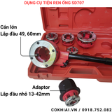 Bộ tiện ren ống Shida SD707