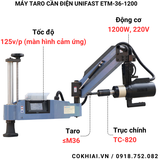 Máy ta rô cần điện ETM-36-1200 / ETMO-36-1200