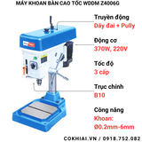 Máy khoan bàn mini WDDM Z4006G