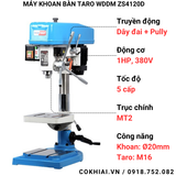 Máy khoan bàn taro WDDM ZS4120D