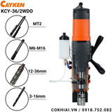 Máy khoan từ ta rô Cayken KCY-36/2WDO