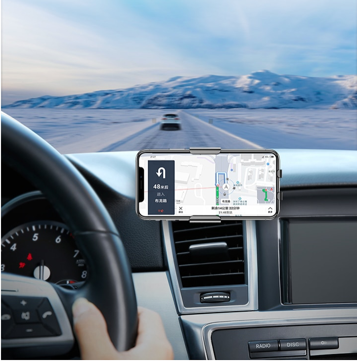 Đế giữ điện thoại tích hợp sạc không dây Baseus Smart Vehicle Bracket Wireless Charger