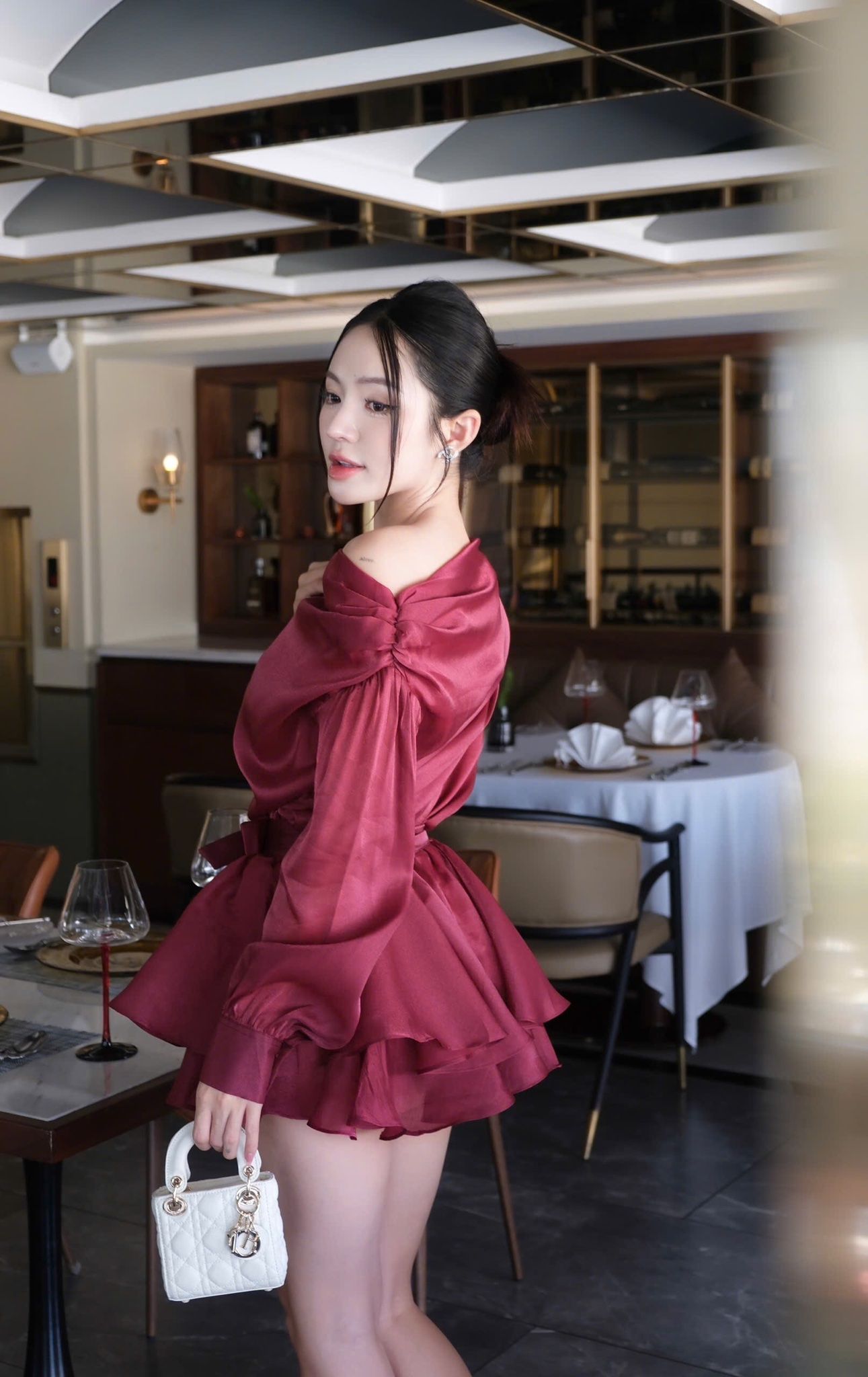 Set Voan Lệch Vai TD