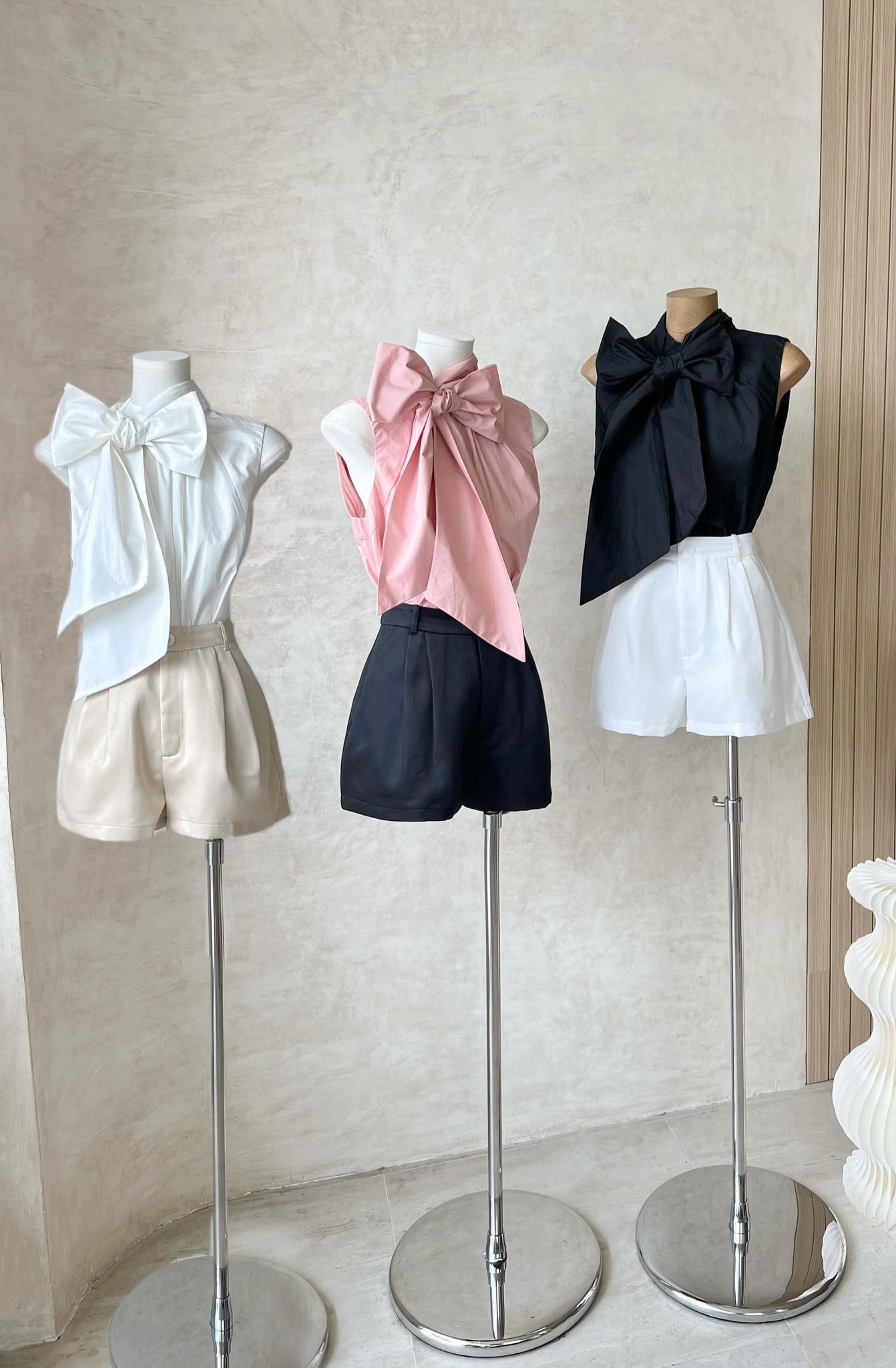 Áo Babydoll Cột Nơ Sau SN