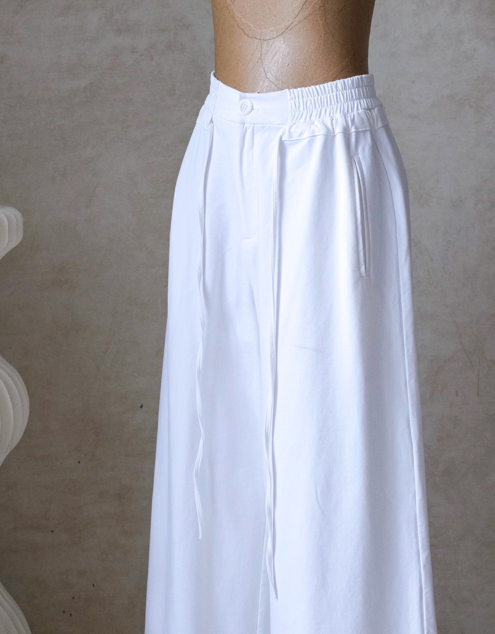 Quần Thun Ống Rộng Dây Rút