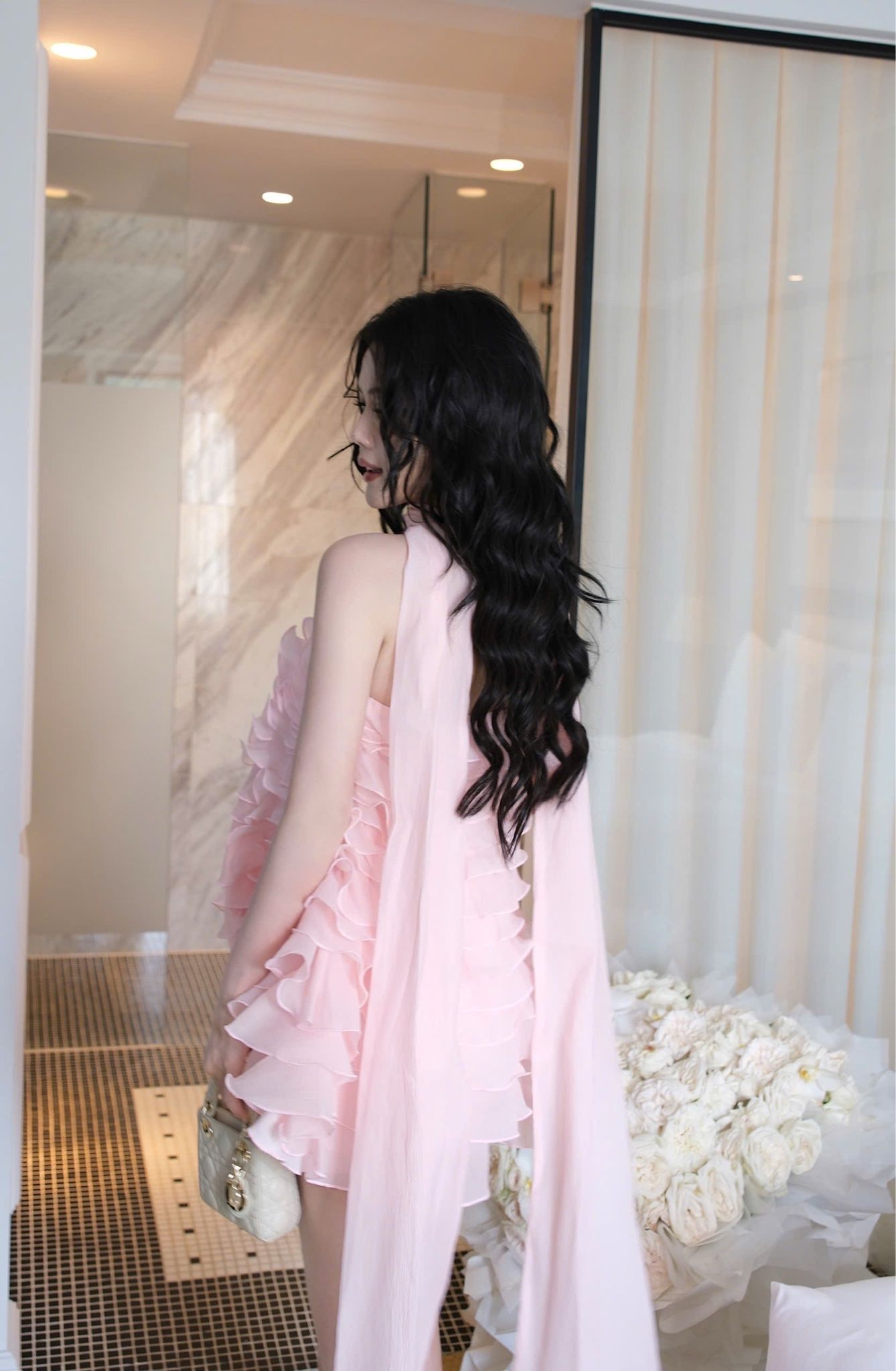 Babydoll Tầng Kèm Choàng