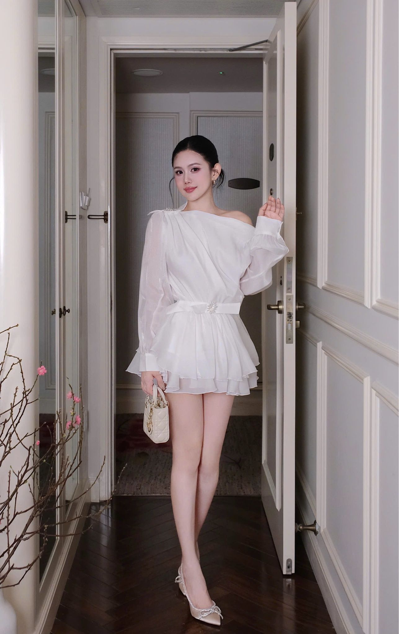 Set Voan Lệch Vai TD