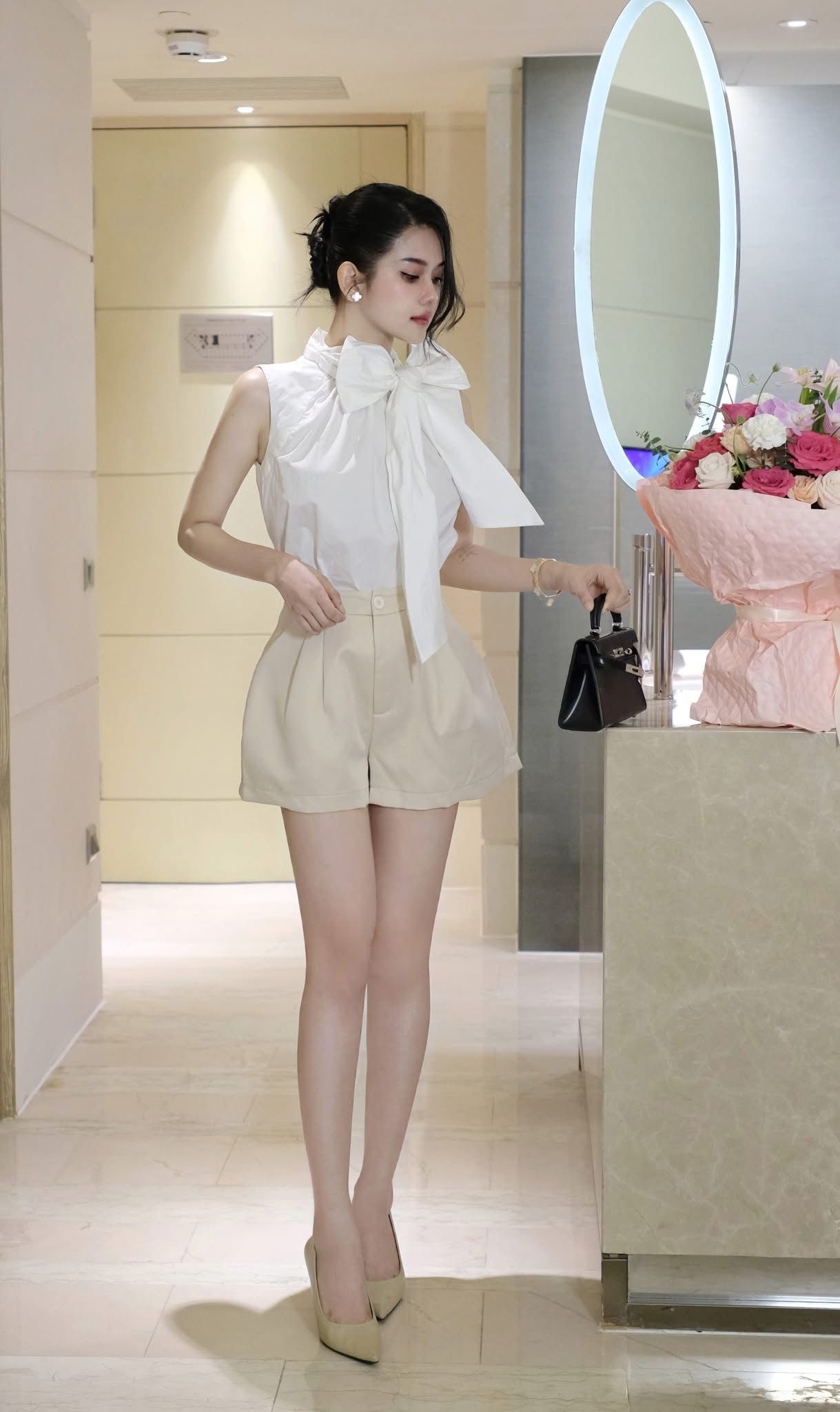 Áo Babydoll Cột Nơ Sau SN