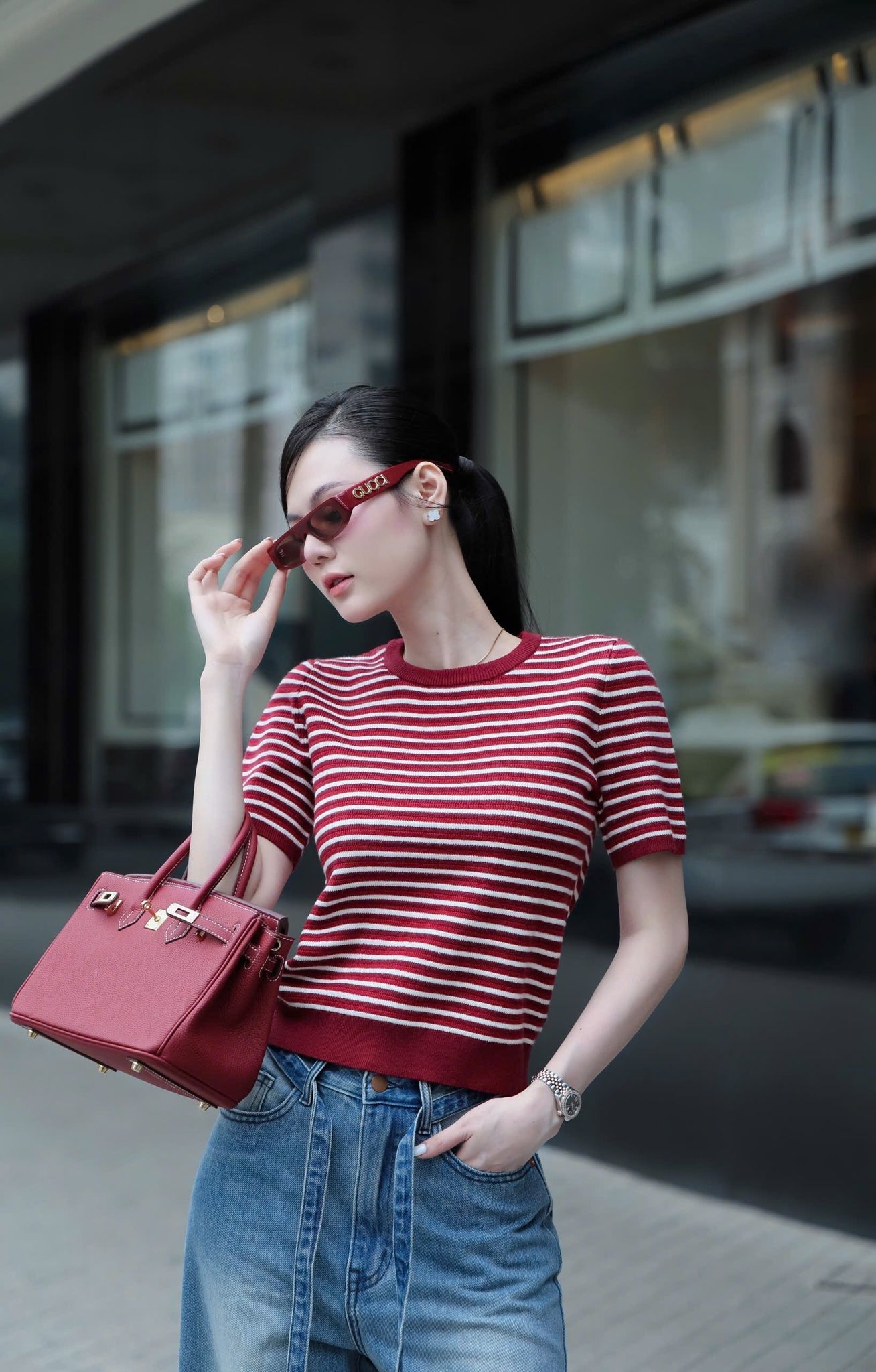 Quần Ống Rộng Dây Cột