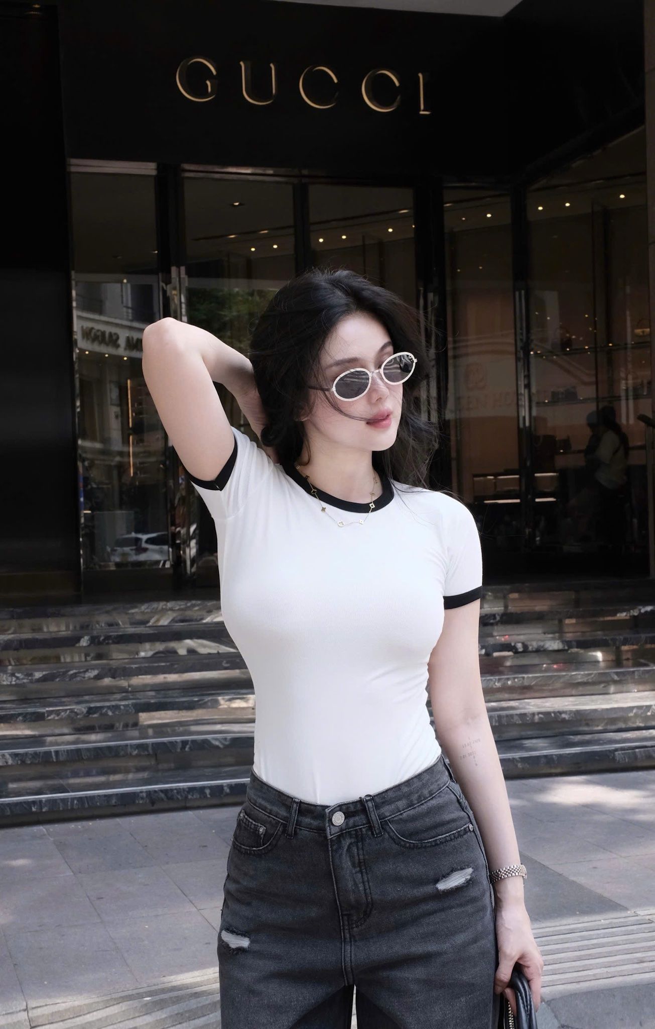 Áo Thun Trơn Viền Màu