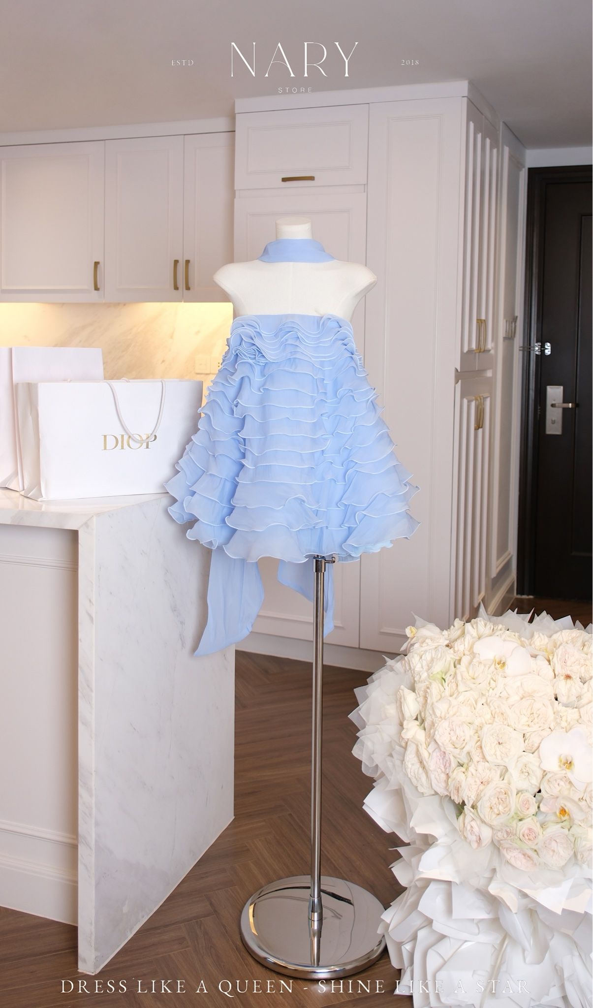 Babydoll Tầng Kèm Choàng