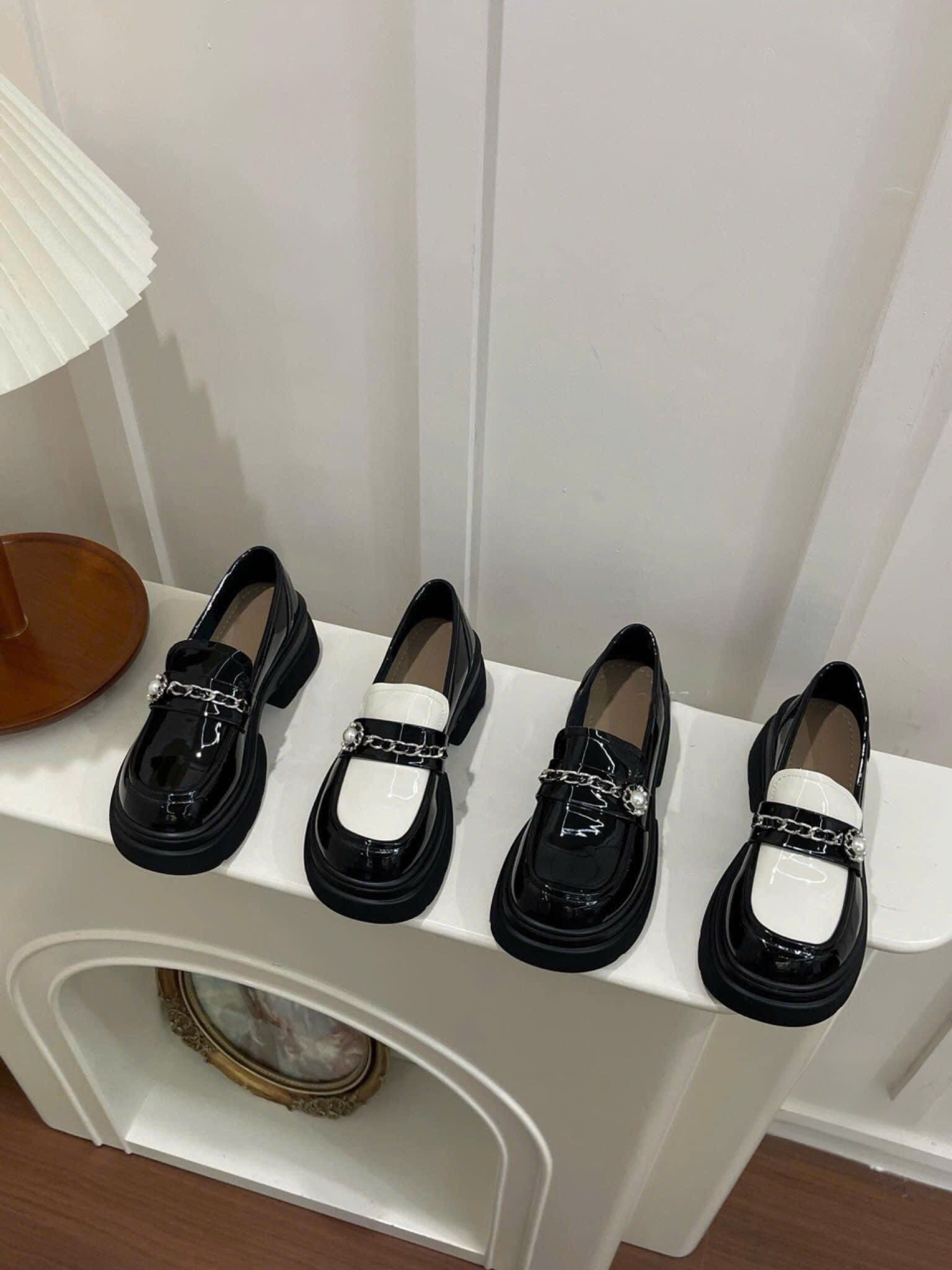 Giày Lolita Đính Ngọc Trai