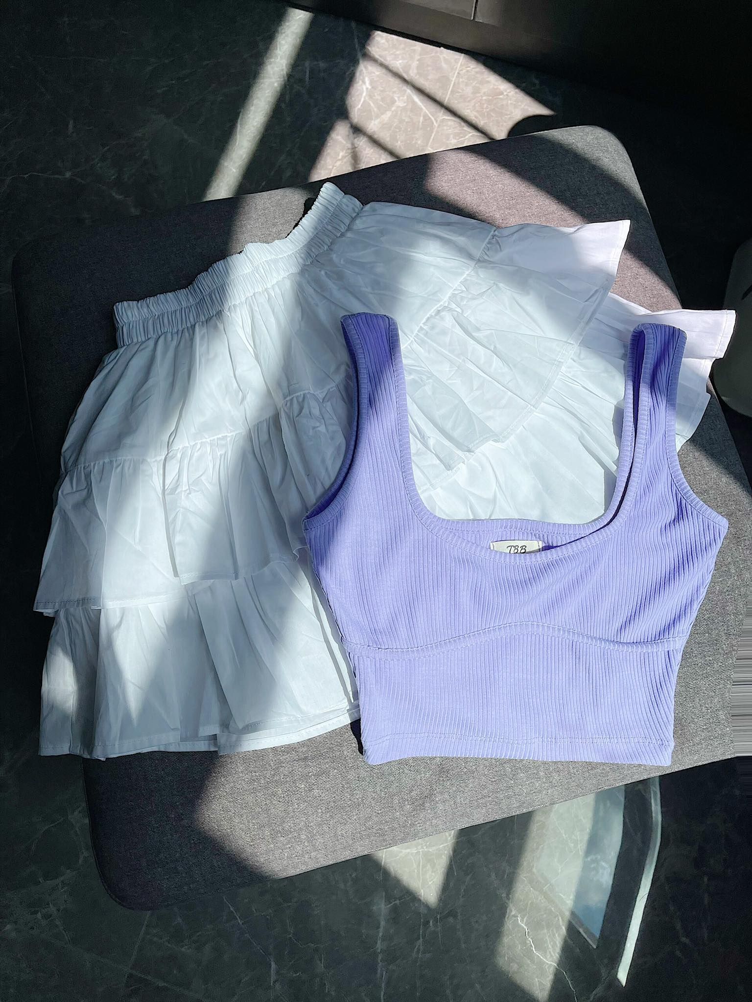 Áo 2 Dây Bảng Viền
