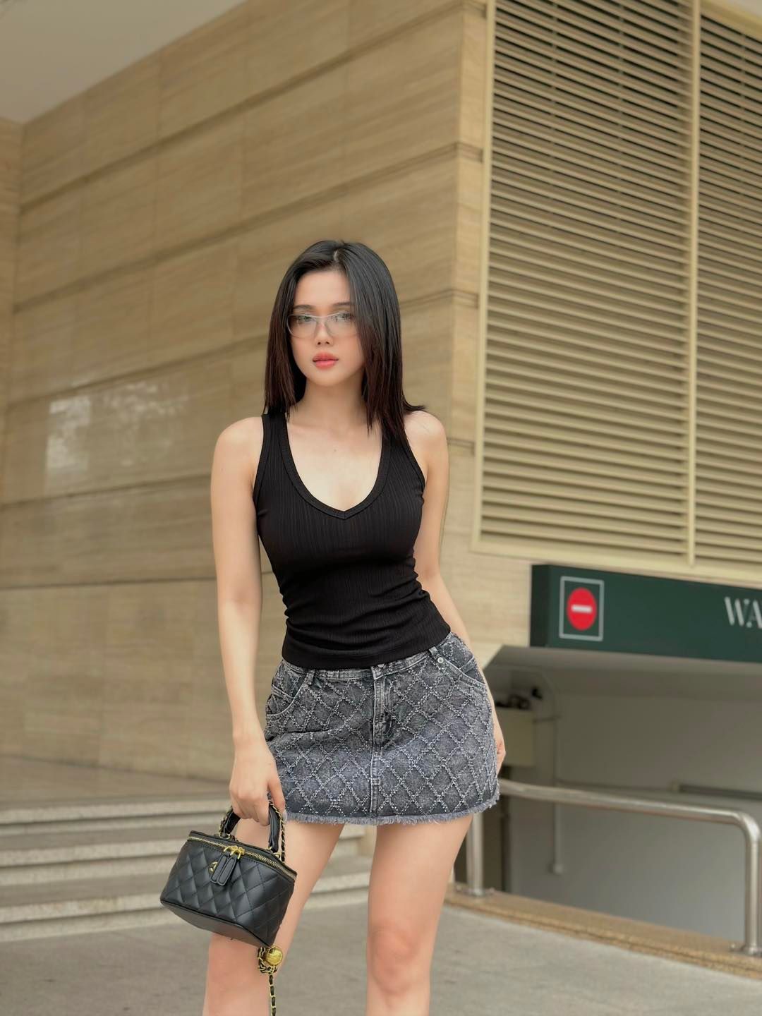 Chân Váy Jean Caro