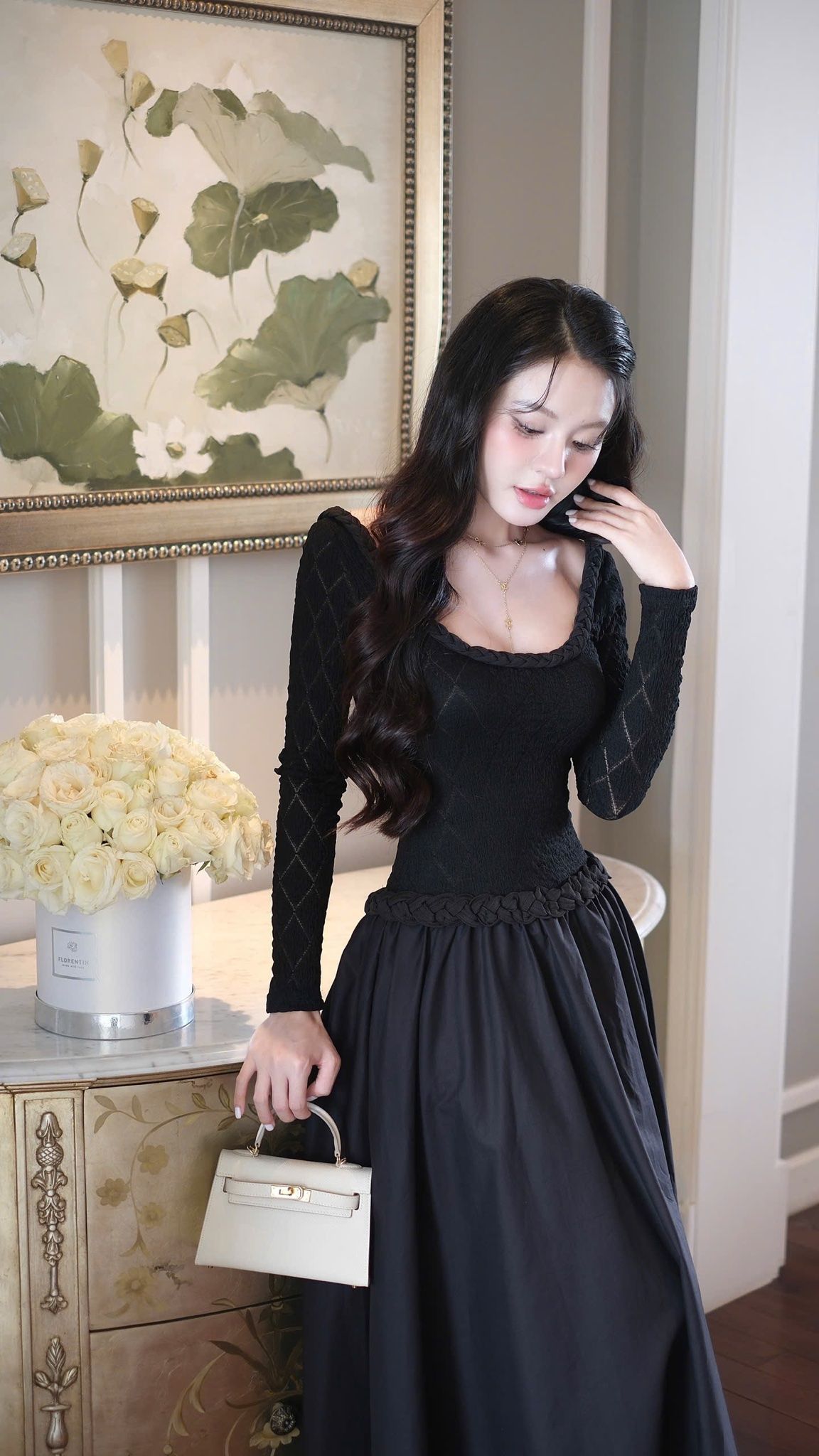 Đầm Thun TD Thắt Bính