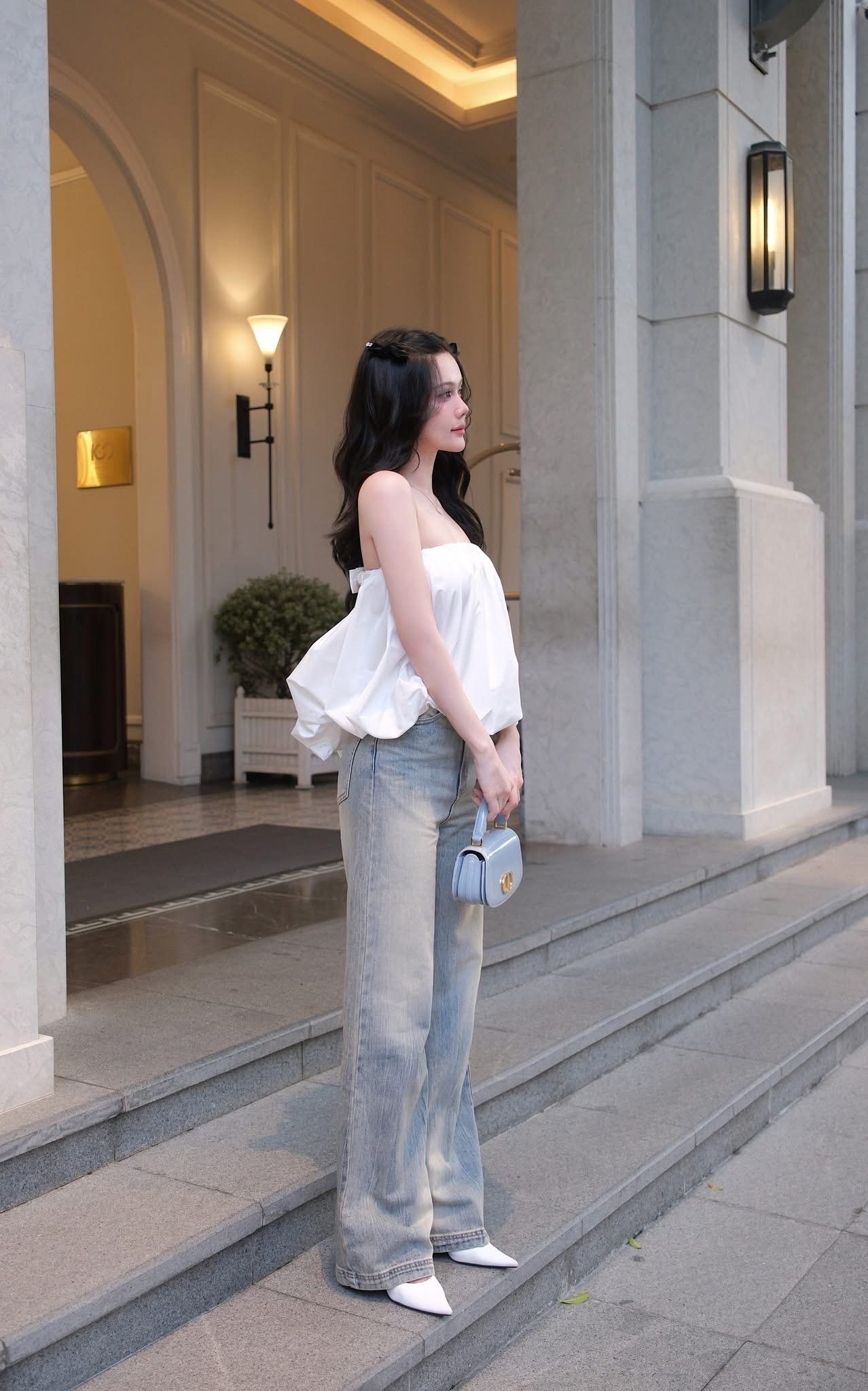 Áo Ống Hở Lưng Đính Nơ Sau
