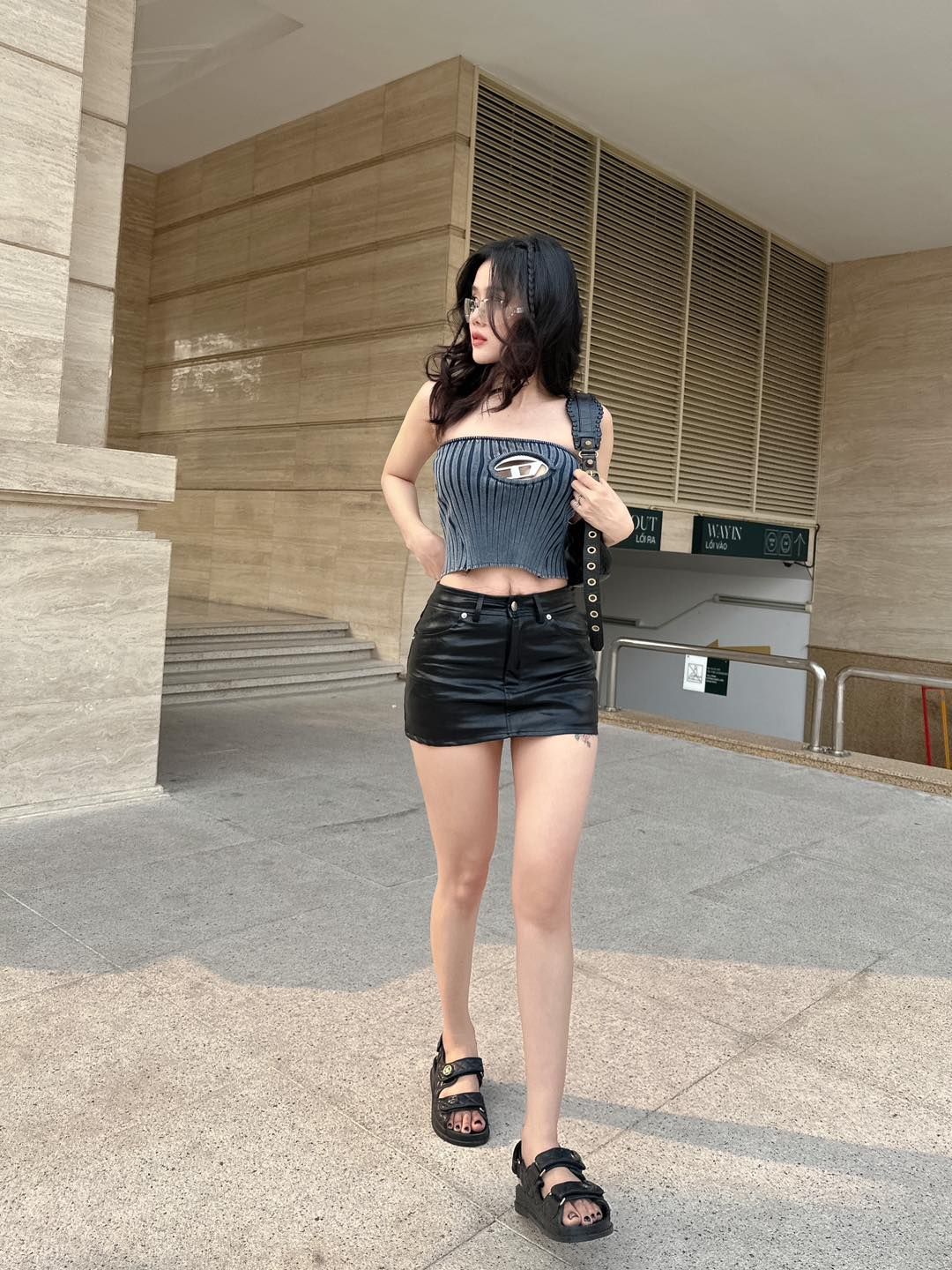 Áo Ống Gân len