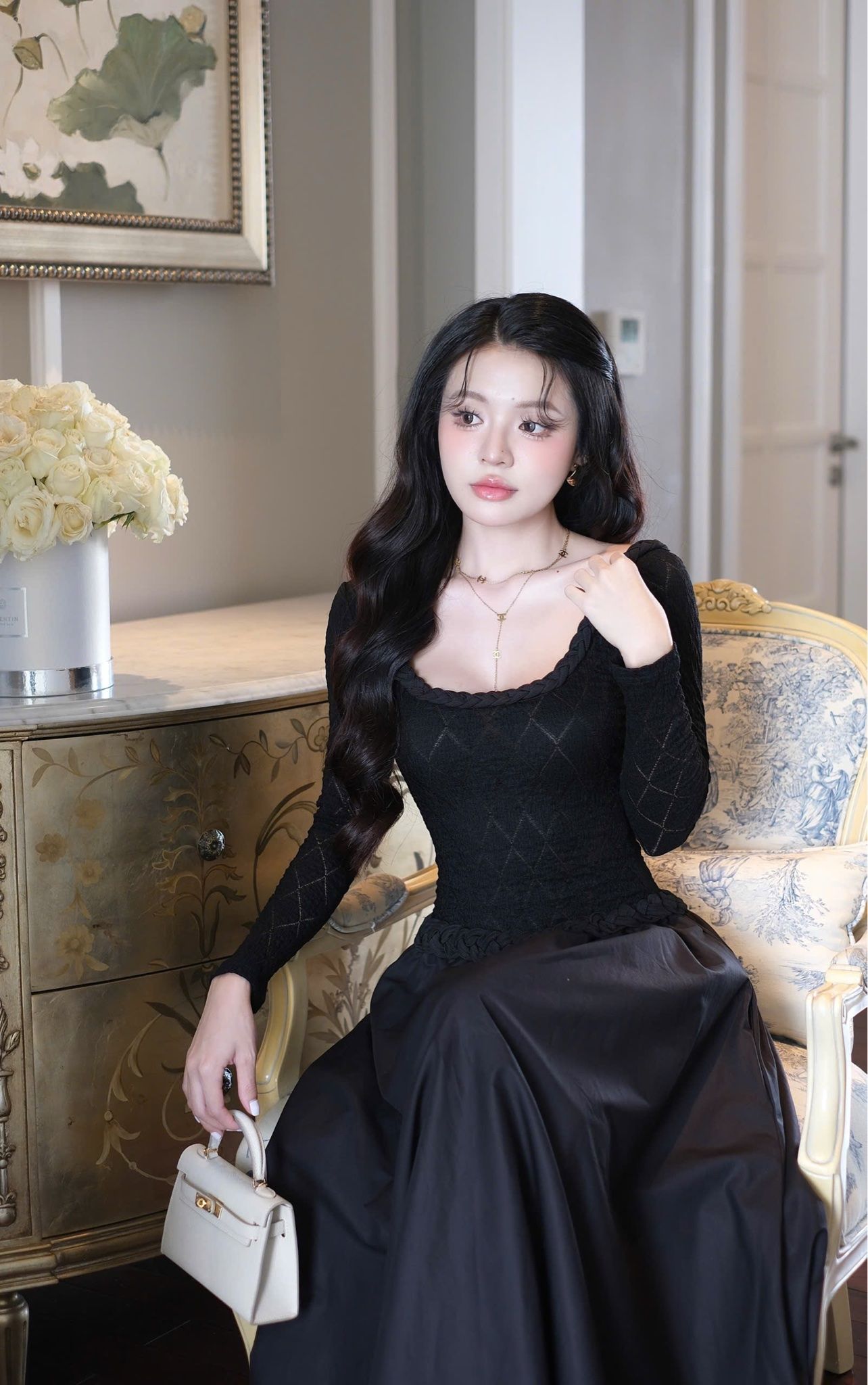 Đầm Thun TD Thắt Bính