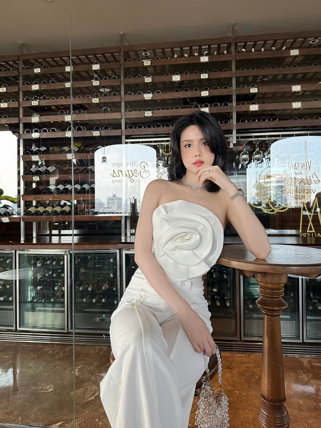 Jum Cup Dài Hoa Hồng