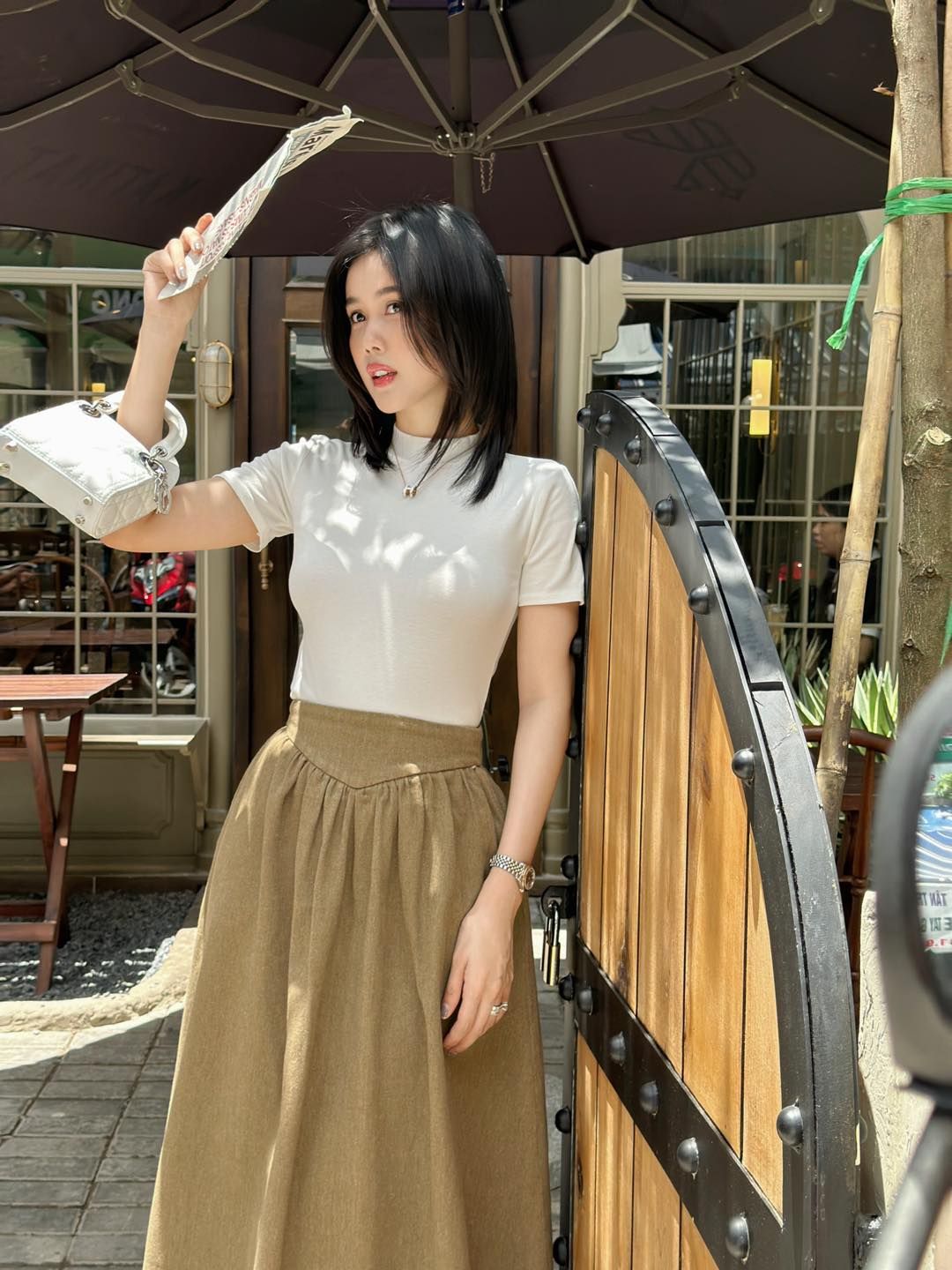 Chân Váy Kaki Bảng V