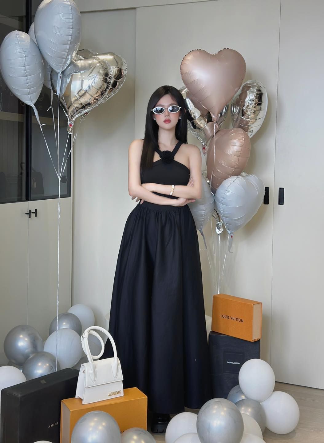 Đầm Thun Phối Kate Dây Chéo