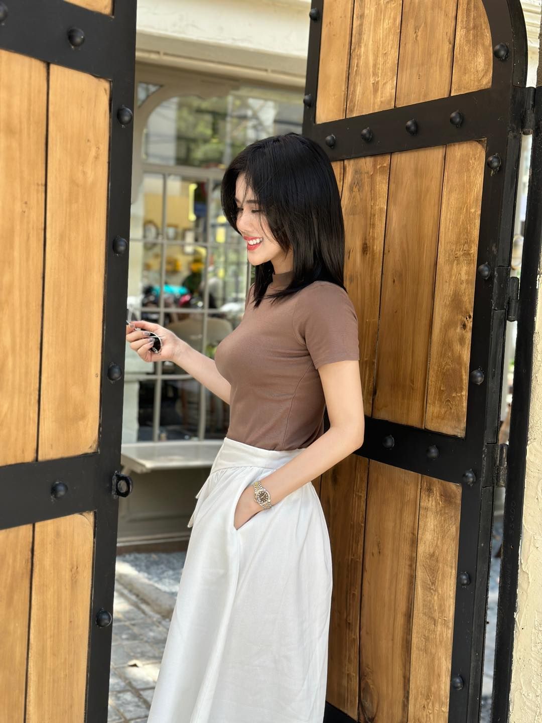 Chân Váy Kaki Bảng V