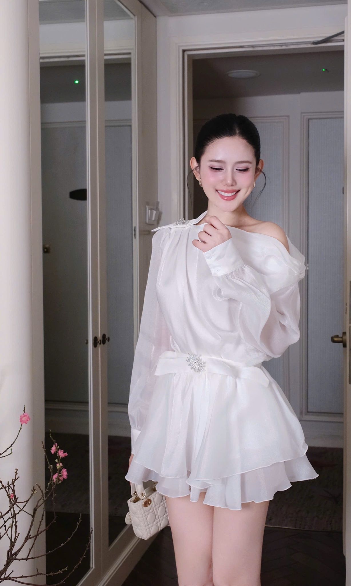 Set Voan Lệch Vai TD