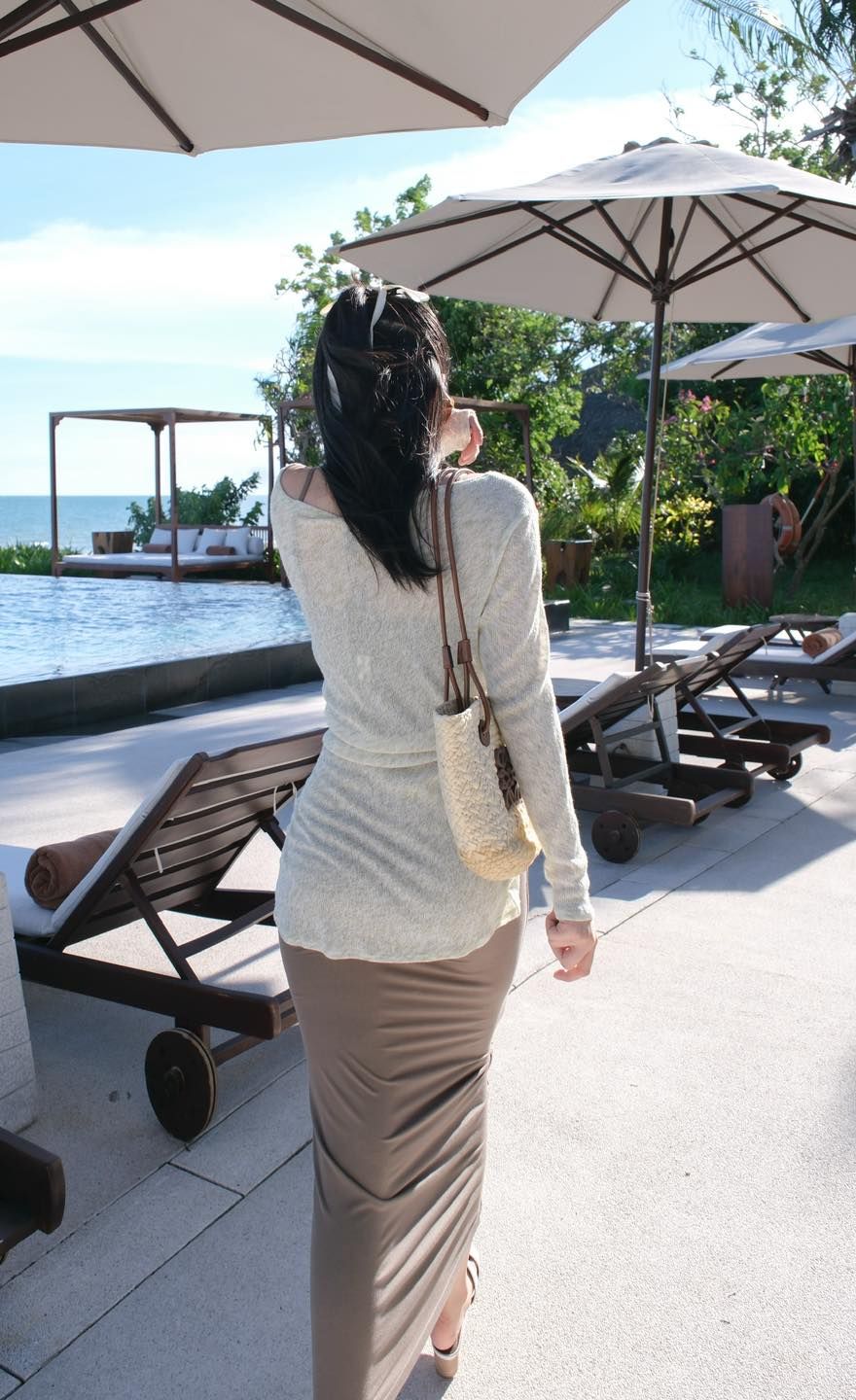 Body Thun Dài Kèm Khoác