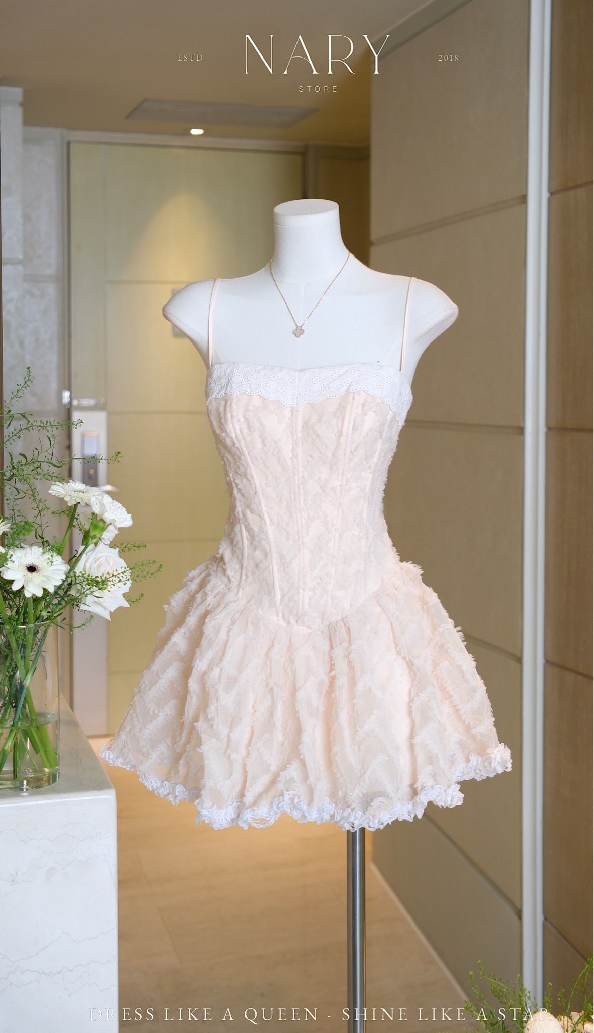 Đầm Xòe 2s Viền Xô