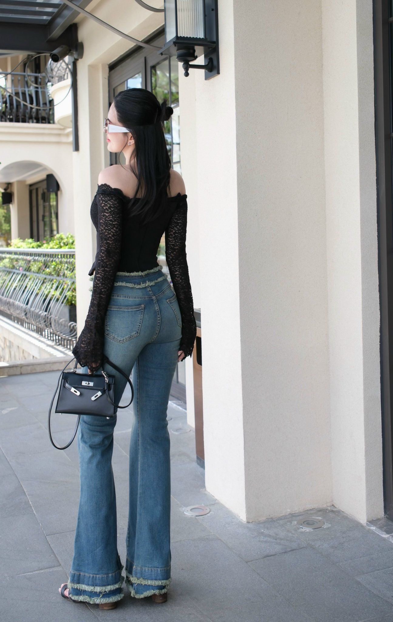 Áo Lụa TD Phối Viền Ren