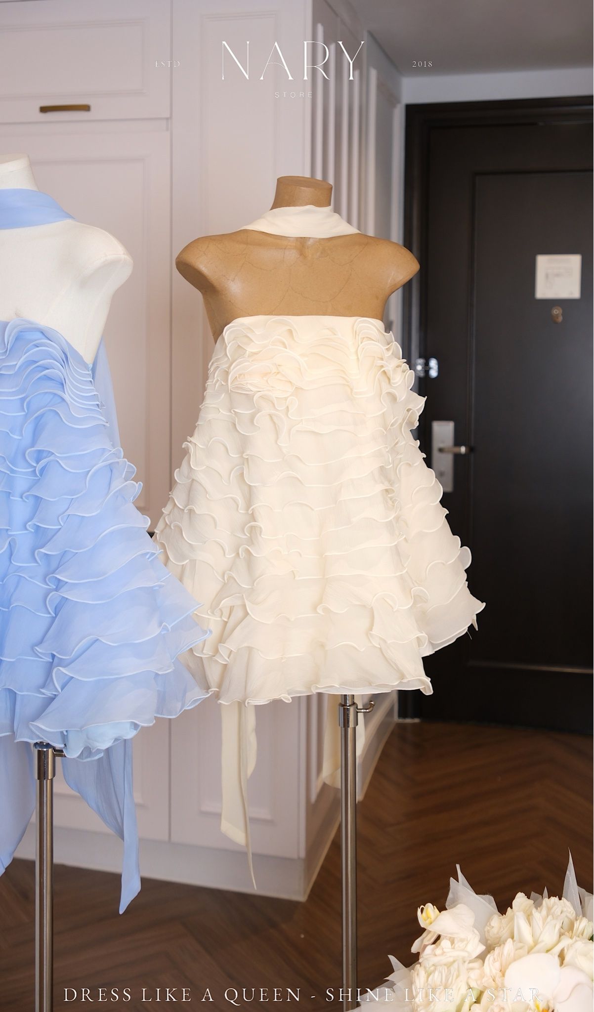Babydoll Tầng Kèm Choàng