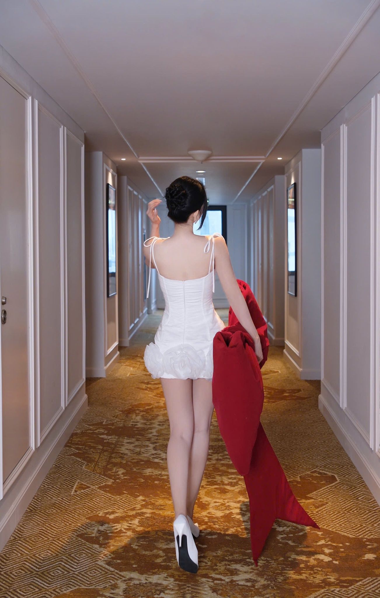 Đầm 2S Lưới Kết Hoa