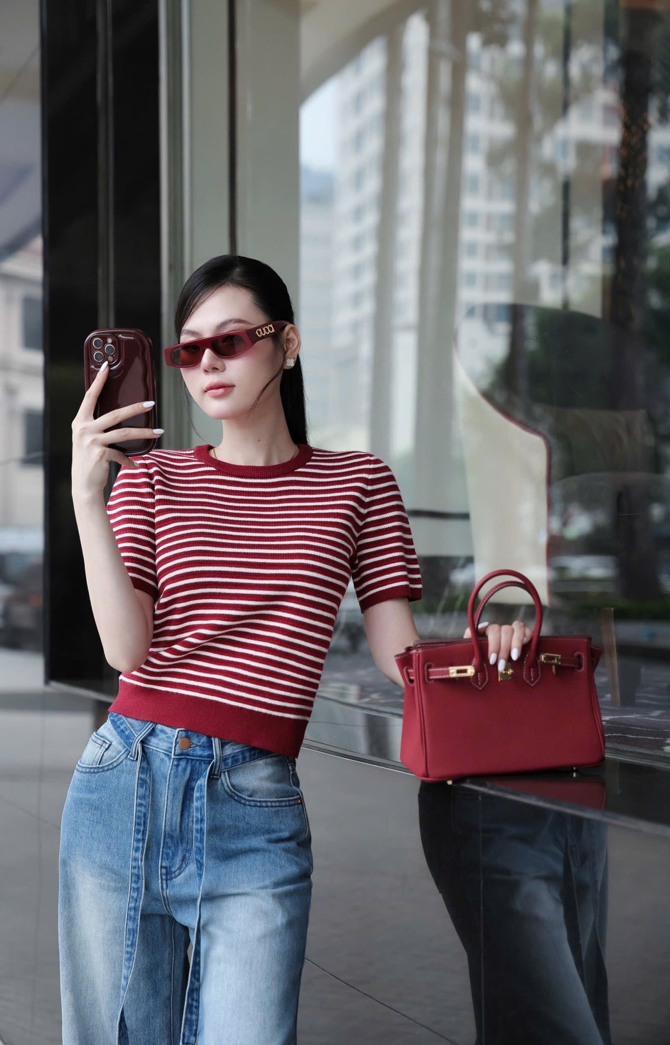 Quần Ống Rộng Dây Cột