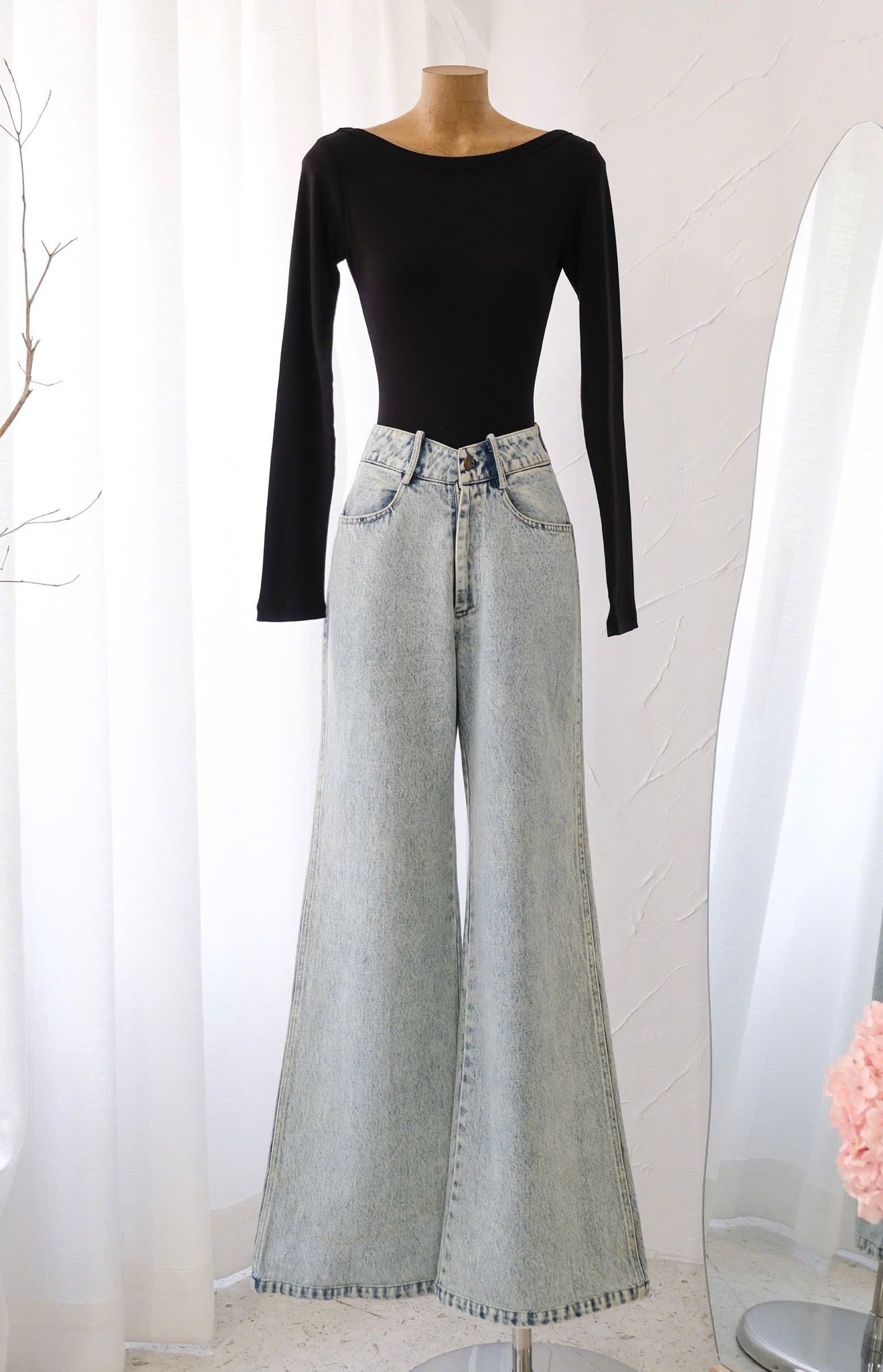 Bodysuit Thun Trơn TD Hở Lưng