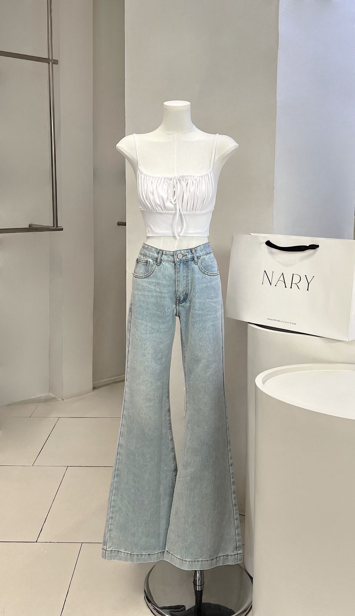 Áo 2 Dây Bo Ngực
