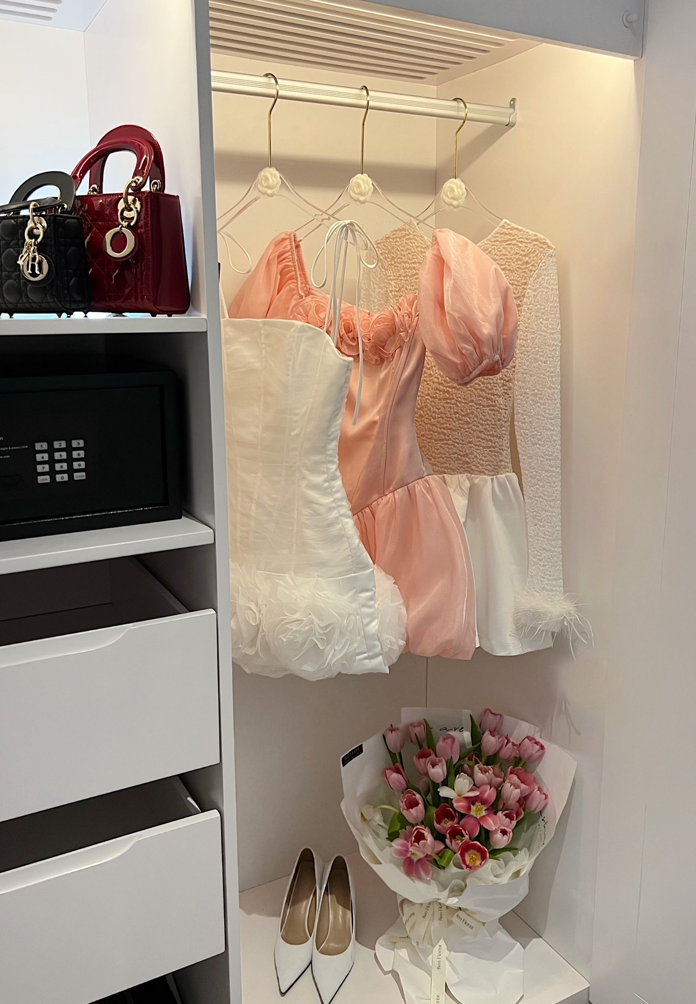 Đầm 2S Lưới Kết Hoa