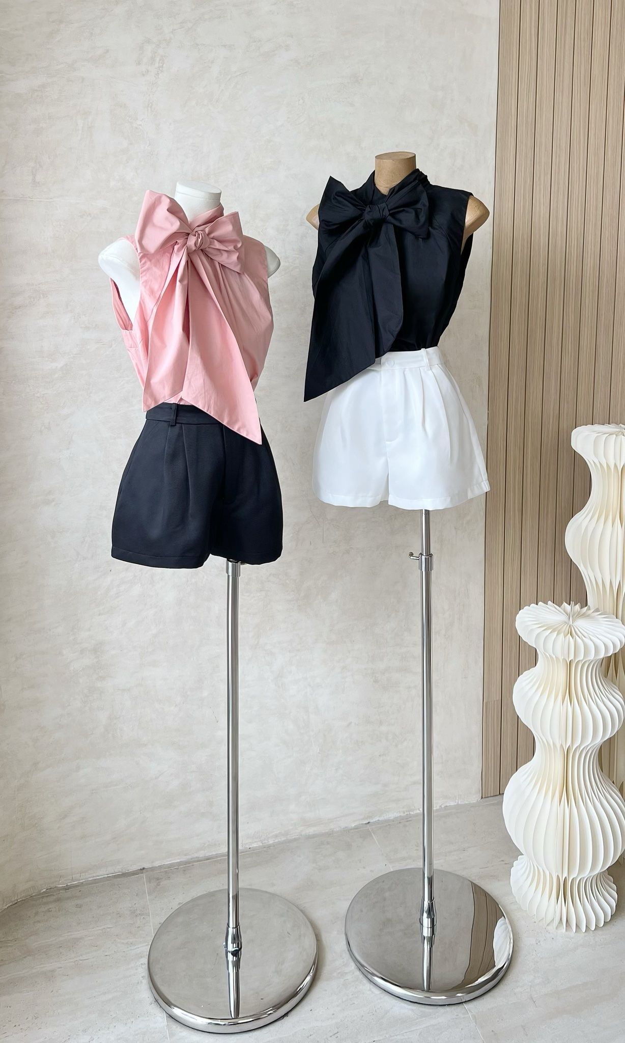 Áo Babydoll Cột Nơ Sau SN
