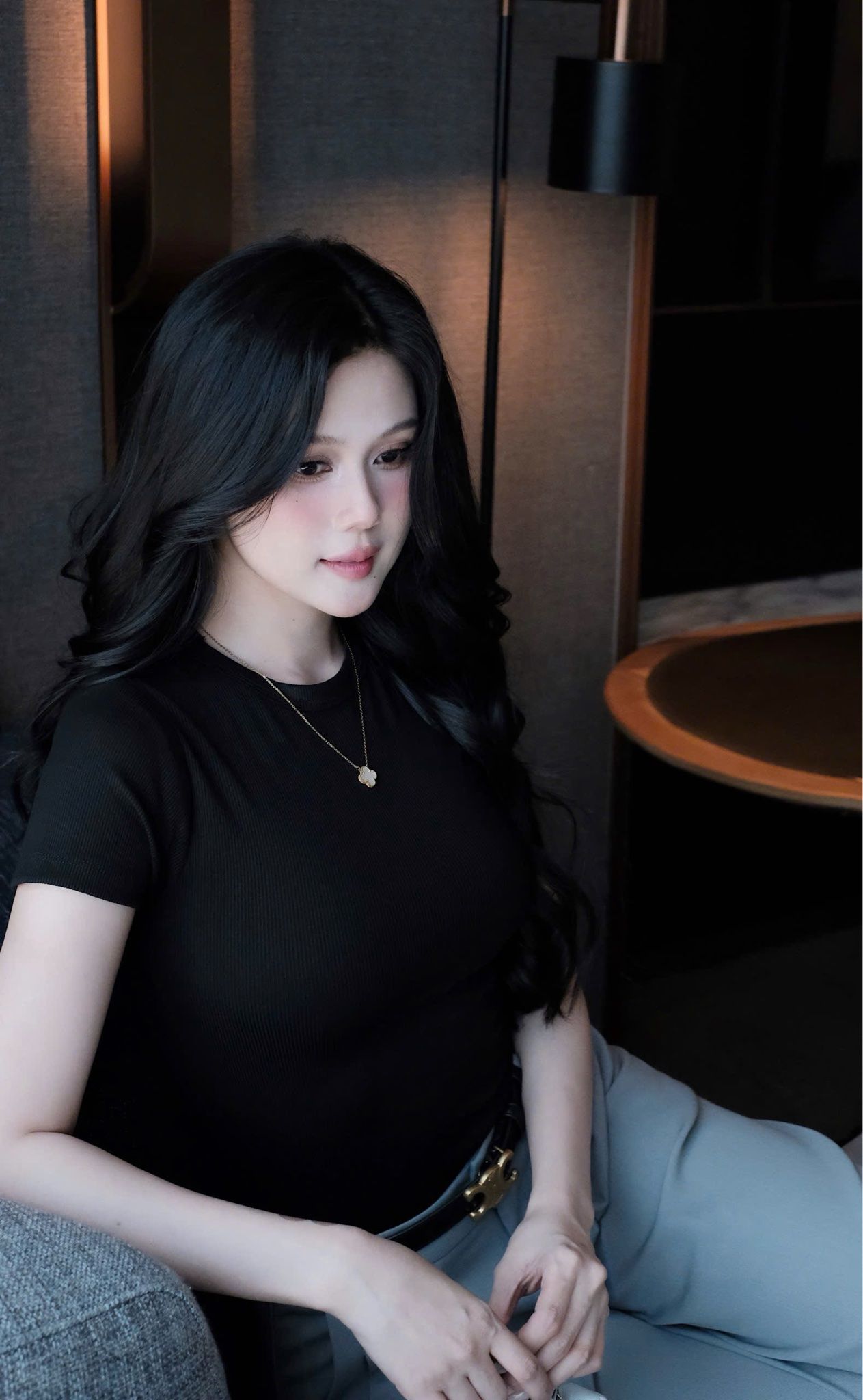 Áo Thun Trơn Cổ Tròn
