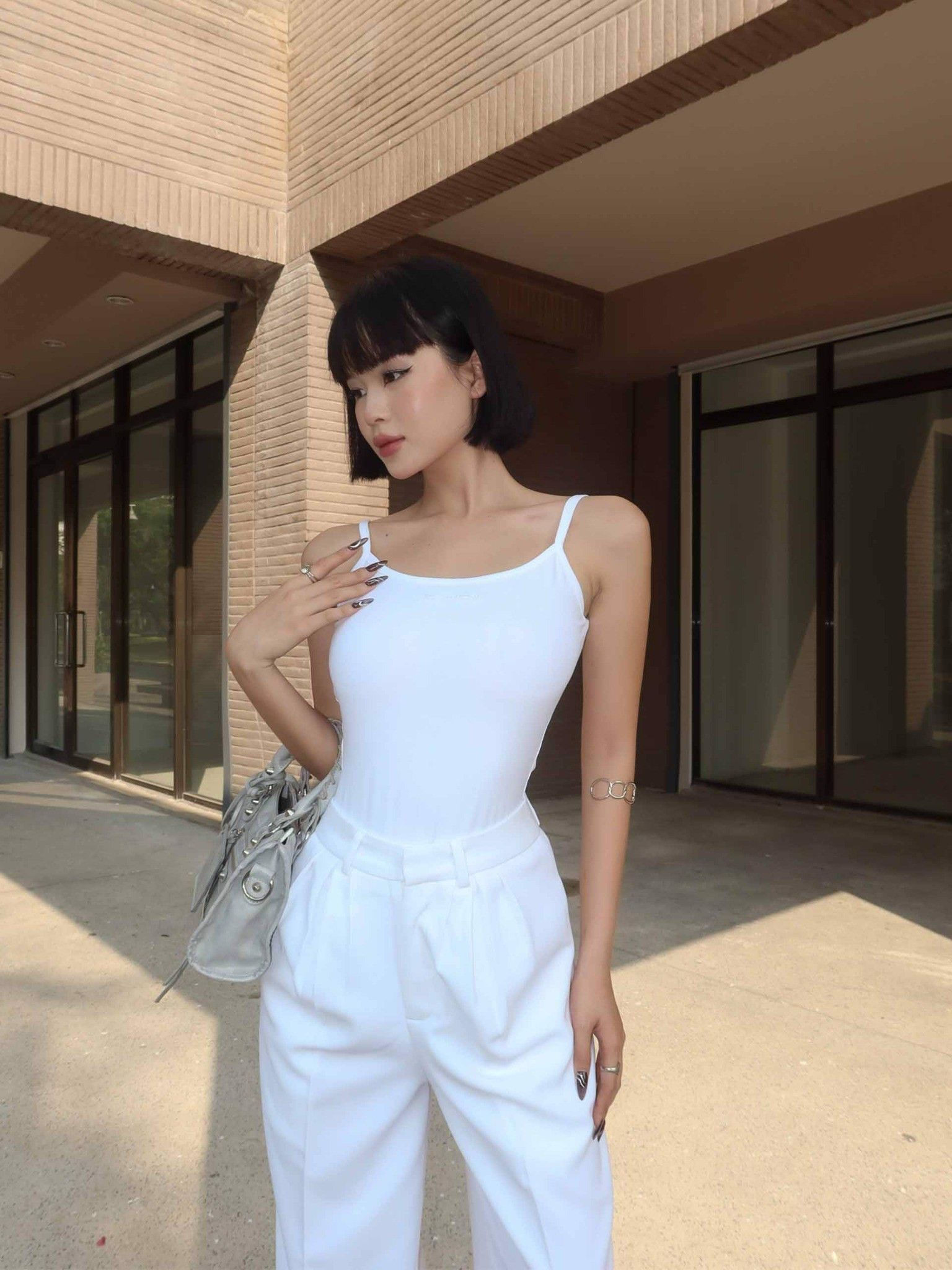 Set Quần Ống Rộng + Áo Bodysuit